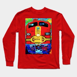 Santa Fe F Unit in Red Long Sleeve T-Shirt